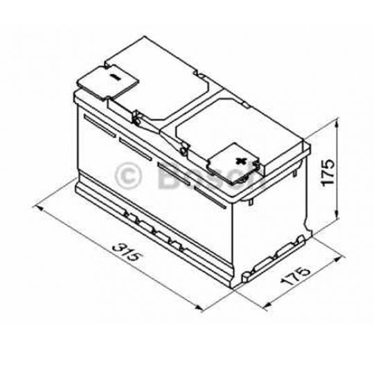 Автомобильный аккумулятор BOSCH (S4010) 80Ач Автомобильный аккумулятор BOSCH (S4010) 80Ач