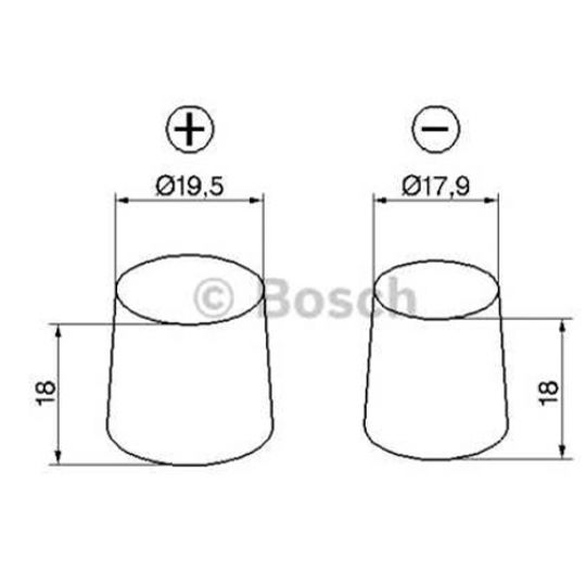 Автомобильный аккумулятор BOSCH (S4013) 95Ач