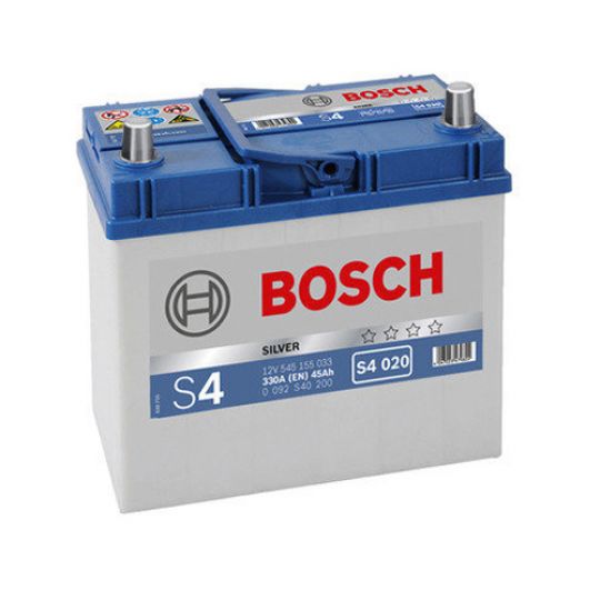 Автомобильный аккумулятор BOSCH (S4020) 45Ач тонкие клемы