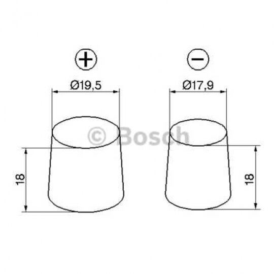 Автомобильный аккумулятор BOSCH Silver Plus (S5001) 52Ач Автомобильный аккумулятор BOSCH Silver Plus (S5001) 52Ач