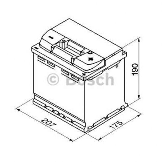 Автомобильный аккумулятор BOSCH Silver Plus (S5002) 54Ач Автомобильный аккумулятор BOSCH Silver Plus (S5002) 54Ач