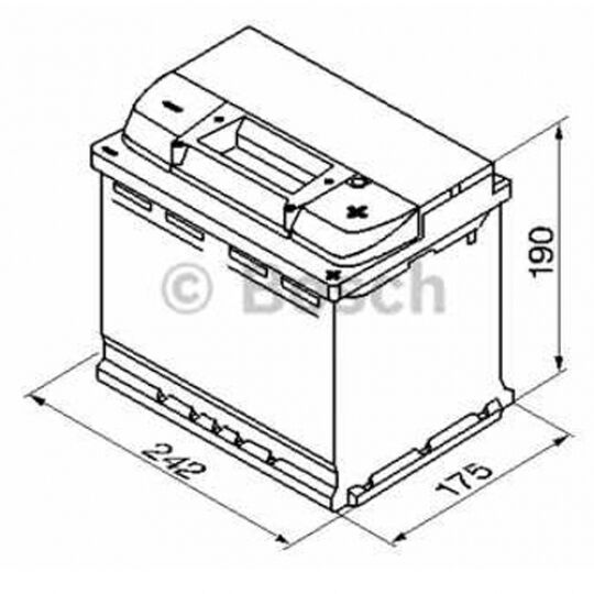 Автомобильный аккумулятор BOSCH Silver Plus (S5005) 63Ач Автомобильный аккумулятор BOSCH Silver Plus (S5005) 63Ач