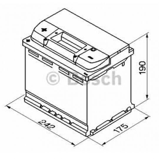 Автомобильный аккумулятор BOSCH Silver Plus (S5006) 63Ач