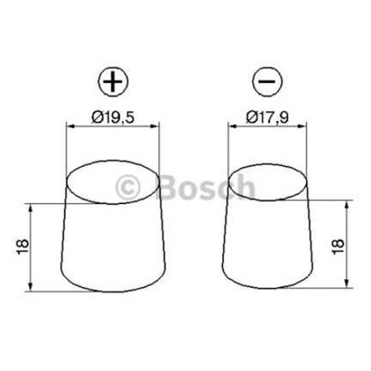 Автомобильный аккумулятор BOSCH Silver Plus (S5006) 63Ач