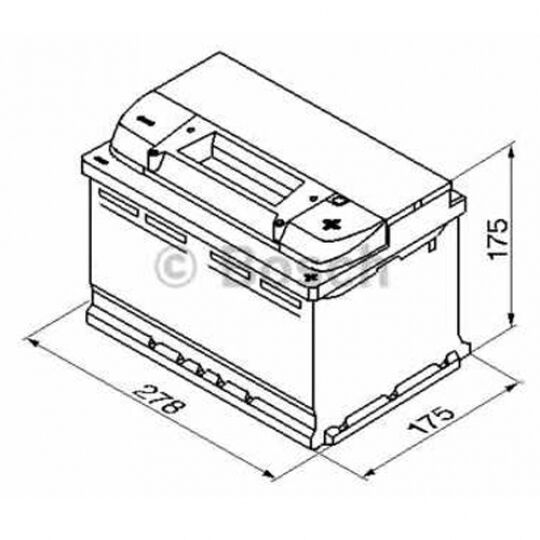 Автомобильный аккумулятор BOSCH Silver Plus (S5007) 74Ач