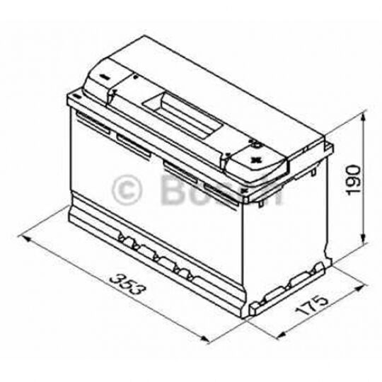Автомобильный аккумулятор BOSCH Silver Plus (S5013) 100Ач Автомобильный аккумулятор BOSCH Silver Plus (S5013) 100Ач