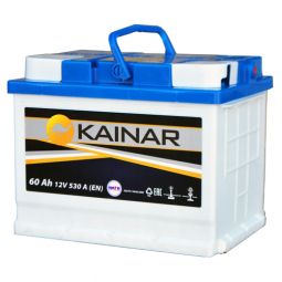 Автомобильный аккумулятор KAINAR 6СТ-60 (0602511120) 60Ач, 530 A (EN), правый+ Автомобильный аккумулятор KAINAR 6СТ-60 (0602511120) 60Ач, 530 A (EN), правый+