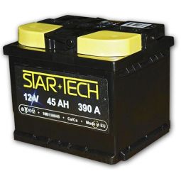 Автомобильный аккумулятор STARTECH 6СТ-45 (10B131045) 45Ач, 390 A (EN), левый+ Автомобильный аккумулятор STARTECH 6СТ-45 (10B131045) 45Ач, 390 A (EN), левый+