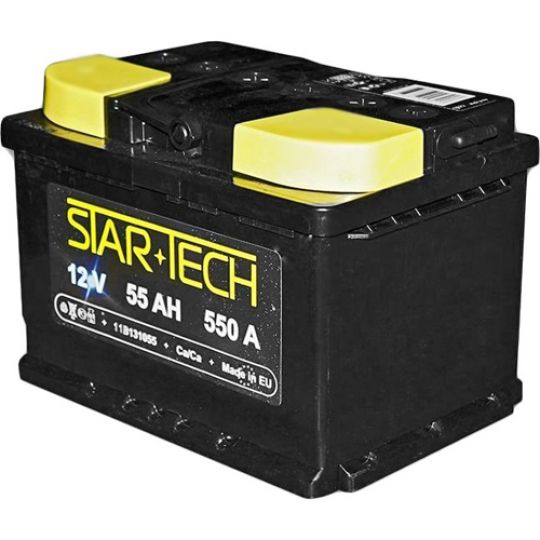 Автомобильный аккумулятор STARTECH 6СТ-55 (11B130055) 55Ач, 550 A (EN), правый+