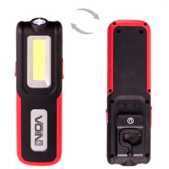 Voin Переносна лампа VL-109 5W-COB+3W XPE/Power Bank 2000mAh/магніт/інд. заряда Voin Переносна лампа VL-109 5W-COB+3W XPE/Power Bank 2000mAh/магніт/інд. заряда