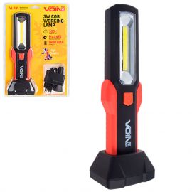Voin Переносна лампа VL-191 12V/220V/3W-COB+2 LED-НР/АКБ/магніт