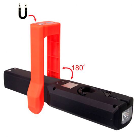 Voin Переносна лампа VL-191 12V/220V/3W-COB+2 LED-НР/АКБ/магніт Voin Переносна лампа VL-191 12V/220V/3W-COB+2 LED-НР/АКБ/магніт