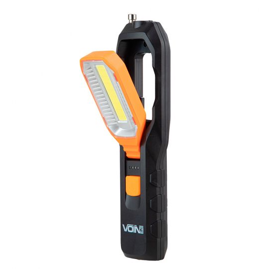 Voin Переносна лампа VL-7043 COB 260Lm + F5 80Lm /АКБ 1200mAh/магніт/індикатор заряду
