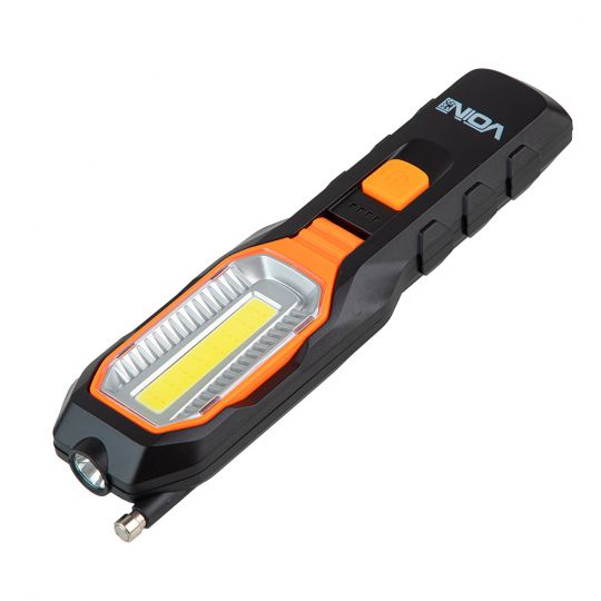 Voin Переносна лампа VL-7043 COB 260Lm + F5 80Lm /АКБ 1200mAh/магніт/індикатор заряду