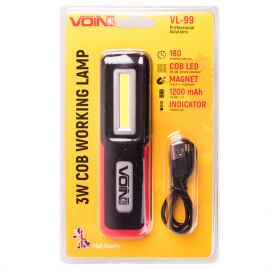 Voin Переносна лампа VL- 99 3W-COB+3W XPE/АКБ1200mAh/магніт/інд. заряда