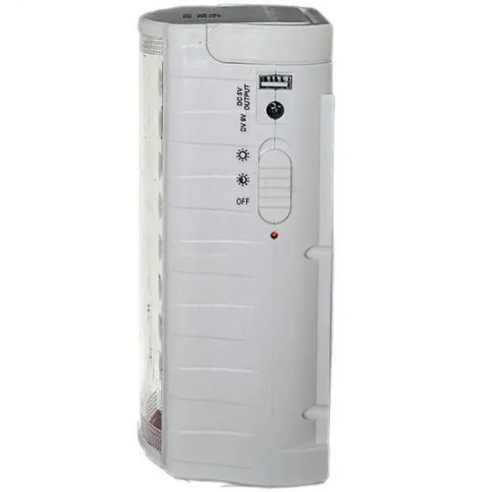 Almina Ліхтар переносний світлодіодний з повербанком HG-2608, вбудований акумулятор 6000 mAh, 24 LED, ЗУ 220V