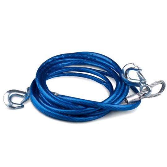 LAVITA LA 139760МC Трос буксировочный 7 TОНН (металлический в ПВХ оплетке)