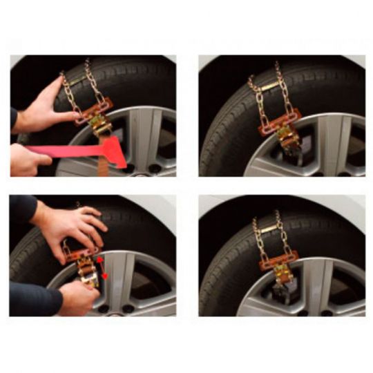 Lavita LA 165215 Браслеты противоскольжения для колёс (Комплект 4 шт.)