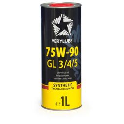 VERYLUBE 75W-90 GL 3/4/5 синтетическое трансмиссионное масло (1л) VERYLUBE 75W-90 GL 3/4/5 синтетическое трансмиссионное масло (1л)