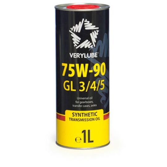 VERYLUBE 75W-90 GL 3/4/5 синтетическое трансмиссионное масло (1л) VERYLUBE 75W-90 GL 3/4/5 синтетическое трансмиссионное масло (1л)