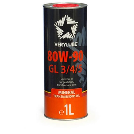 VERYLUBE 80W-90 GL 3/4/5 минеральное трансмиссионное масло (1л)