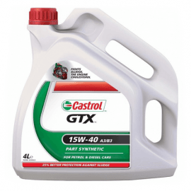 Castrol GTX 15W-40 A3/B3 минеральное моторное масло