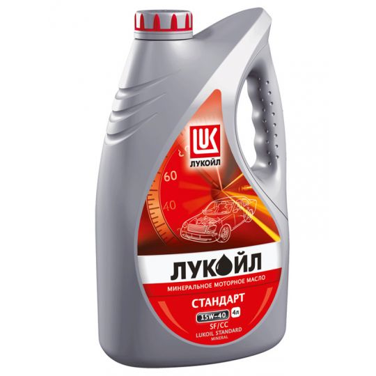 LUKOIL Standart 15W-40 SF/CC минеральное моторное масло LUKOIL Standart 15W-40 SF/CC минеральное моторное масло