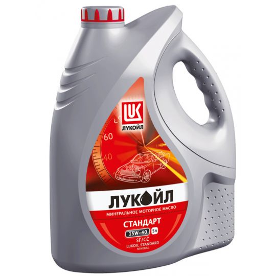 LUKOIL Standart 15W-40 SF/CC минеральное моторное масло LUKOIL Standart 15W-40 SF/CC минеральное моторное масло
