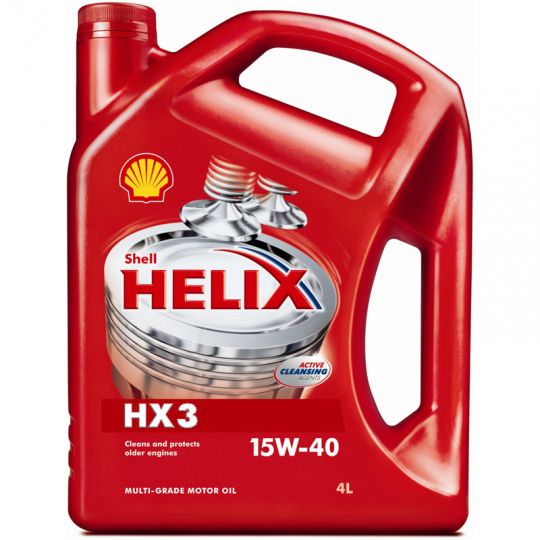 SHELL HELIX HX3 15W-40 минеральное моторное масло