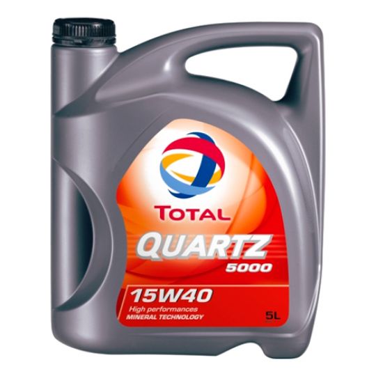 TOTAL QUARTZ 5000 15W-40 SL/CF минеральное моторное масло