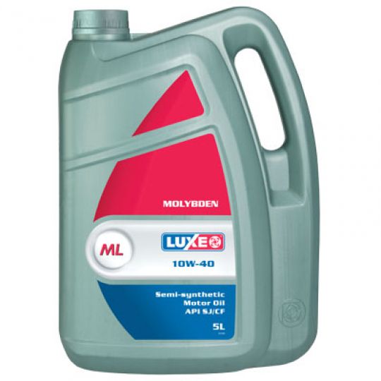 LUXЕ ML (Molybden) 10W-40 SJ/CF полусинтетическое моторное масло LUXЕ ML (Molybden) 10W-40 SJ/CF полусинтетическое моторное масло