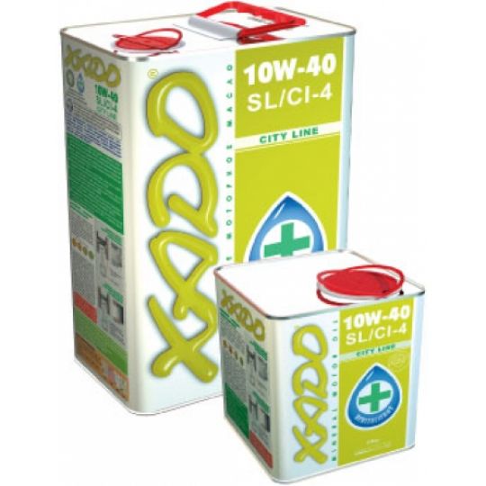 XADO Atomic Oil 10W-40 SL/CI-4 City Line минеральное моторное масло (20л)