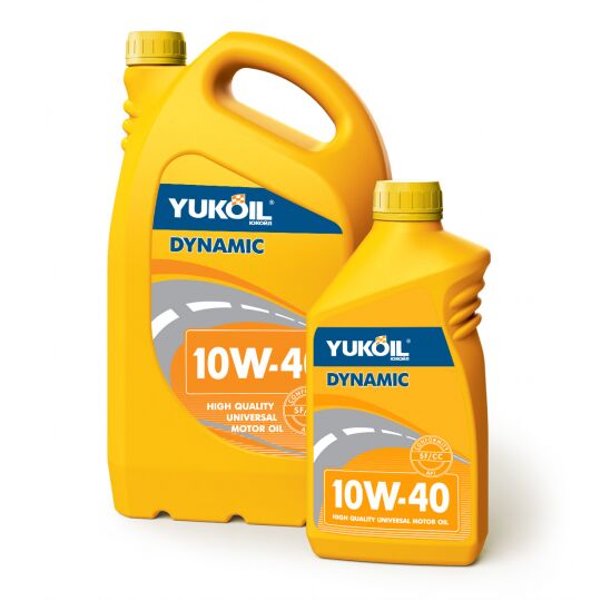 YUKOIL DYNAMIC 10W-40 SF/CC полусинтетическое моторное масло YUKOIL DYNAMIC 10W-40 SF/CC полусинтетическое моторное масло