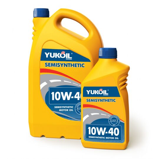 YUKOIL SEMISYNTHETIC 10W-40 SJ/CF-4 полусинтетическое моторное масло