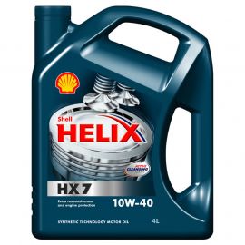 SHELL HELIX HX7 10W-40 полусинтетическое моторное масло