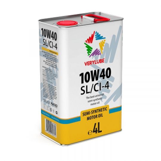 VERYLUBE 10W-40 SL/CI-4 полусинтетическое моторное масло (4л) VERYLUBE 10W-40 SL/CI-4 полусинтетическое моторное масло (4л)