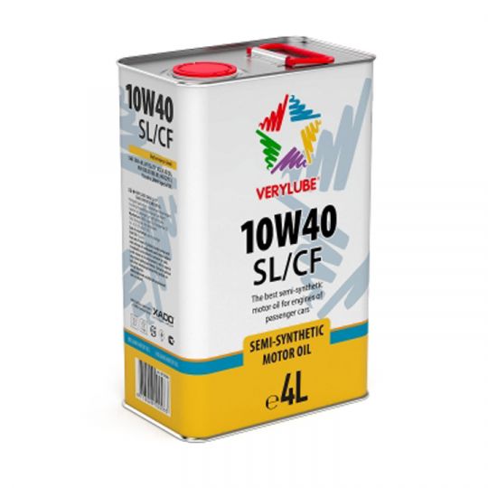 VERYLUBE 10W-40 SL/CF полусинтетическое моторное масло (4л)