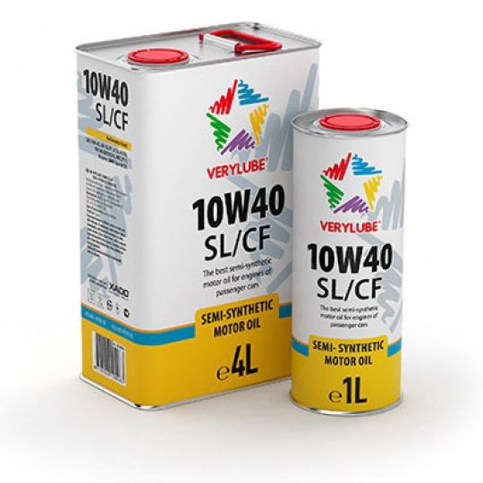 VERYLUBE 10W-40 SL/CF полусинтетическое моторное масло (1л)