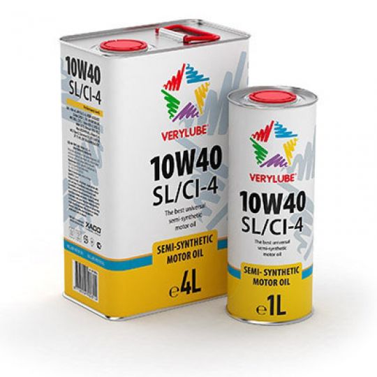VERYLUBE 10W-40 SL/CI-4 полусинтетическое моторное масло (1л)