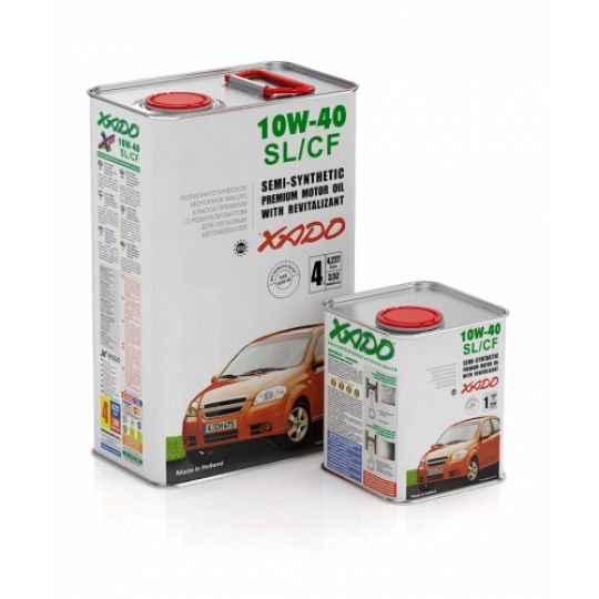 XADO Atomic Oil 10W-40 SL/CF полусинтетическое моторное масло (20л)