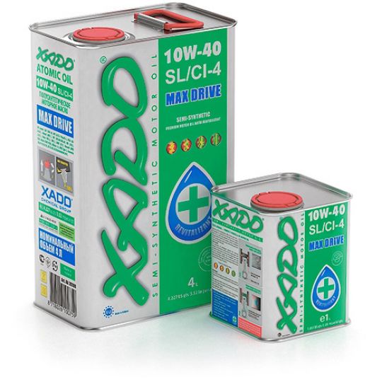 XADO Atomic Oil 10W-40 SL/CI-4 полусинтетическое моторное масло (20л) XADO Atomic Oil 10W-40 SL/CI-4 полусинтетическое моторное масло (20л)