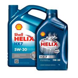SHELL HELIX HX7 5W-30 полусинтетическое моторное масло SHELL HELIX HX7 5W-30 полусинтетическое моторное масло
