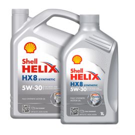 SHELL Helix HX8 Synthetic 5W-30 синтетическое моторное масло
