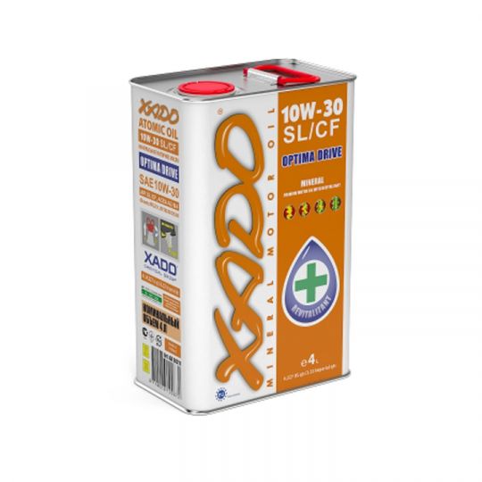 XADO Atomic Oil 10W-30 SL/CF минеральное моторное масло (4л) XADO Atomic Oil 10W-30 SL/CF минеральное моторное масло (4л)