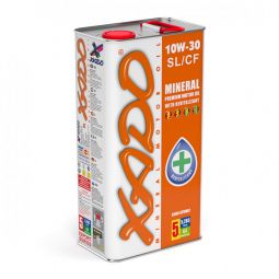 XADO Atomic Oil 10W-30 SL/CF минеральное моторное масло (5л) XADO Atomic Oil 10W-30 SL/CF минеральное моторное масло (5л)