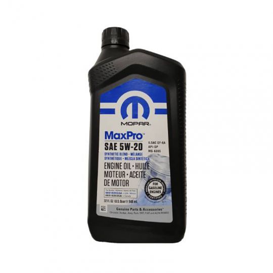 MOPAR Моторное масло Chrysler MAXPRO SAE 5W-20 SP/GF-6A 0.946 л (68518202AA)