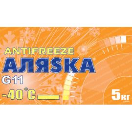Аляska Antifreeze -40 Yellow G11