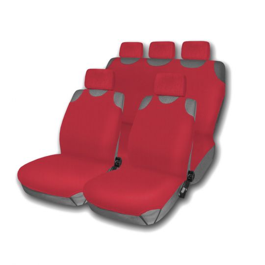 Forma Чехлы-майки универсальные 510-5 на автомобильные сидения и подголовники 9 шт (Бордо)