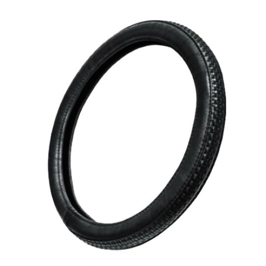 Norma Оплётка на руль (каркасная) Н-RTBЕ-05, размер M (обхват 9,2 см, искусственная кожа ПВХ) Чёрный