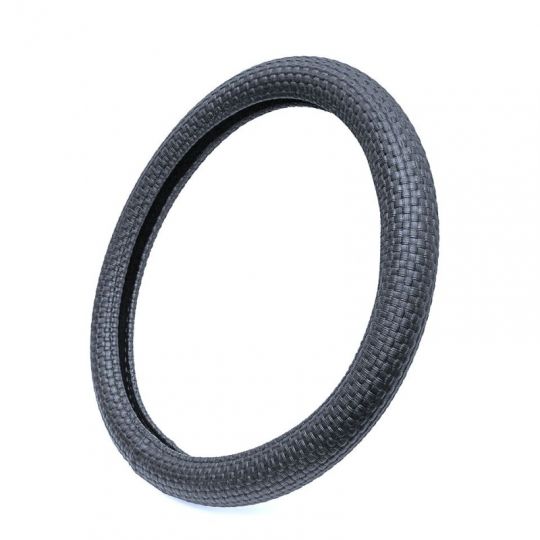 Forma Оплётка на руль (каркасная) RT-04, размер M (обхват 7,8 см, плетёнка, рециклированная кожа) Серый